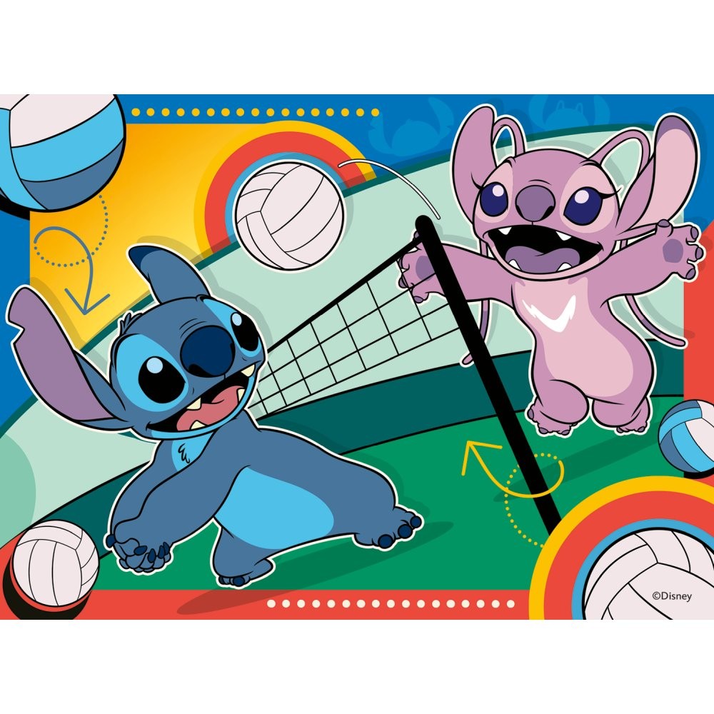 Puzzle 4 x 12,16,20,24 piese Ravensburger Disney Stitch - poza 5