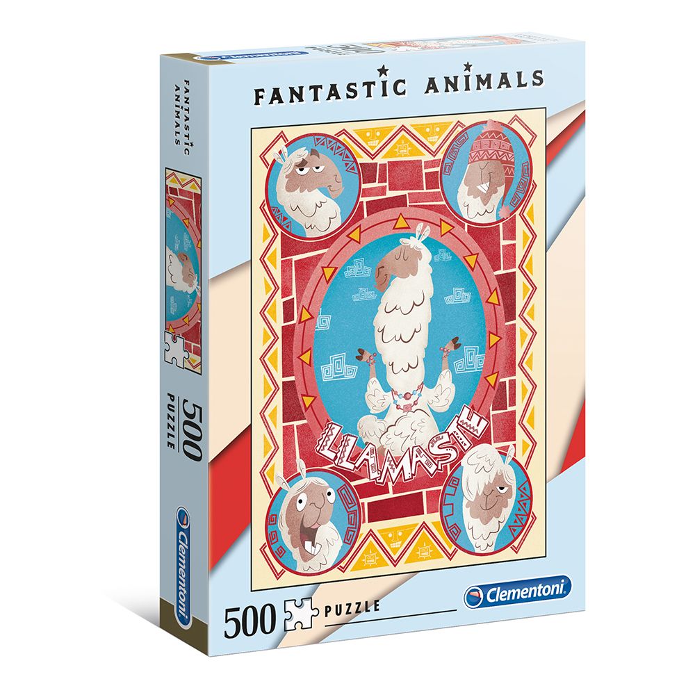 Puzzle 500 de piese Clementoni Fantastic Llama - poza 1