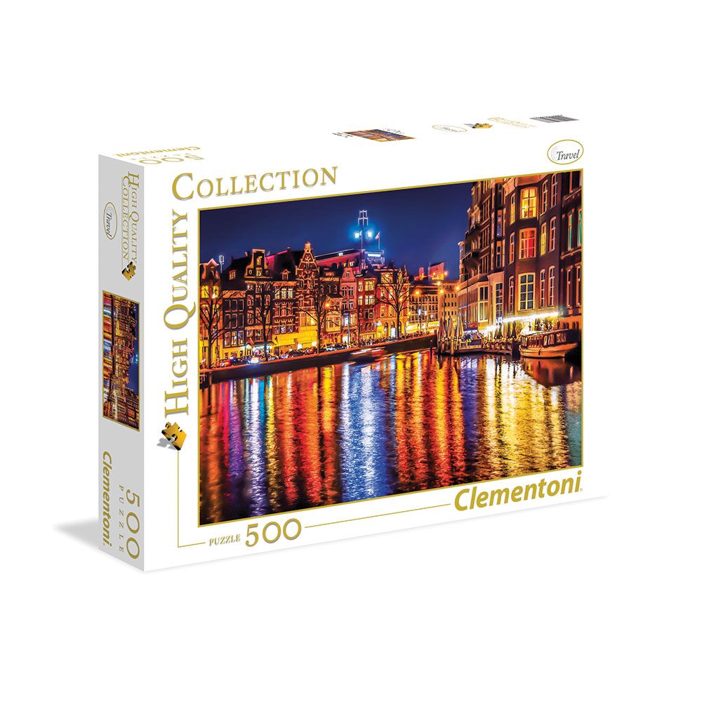 Puzzle 500 piese Clementoni Amsterdam - poza 1