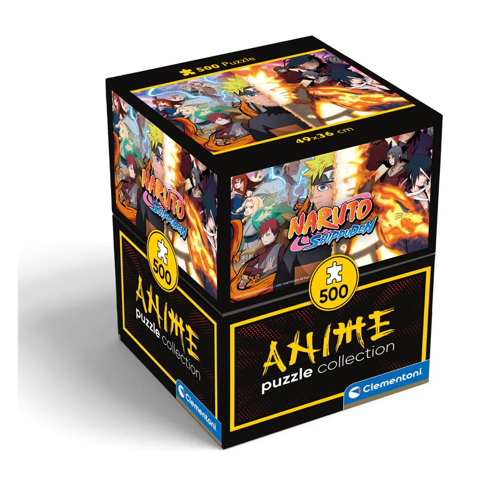 Puzzle 500 piese Clementoni Anime Cube Naruto 35516 - poza 1
