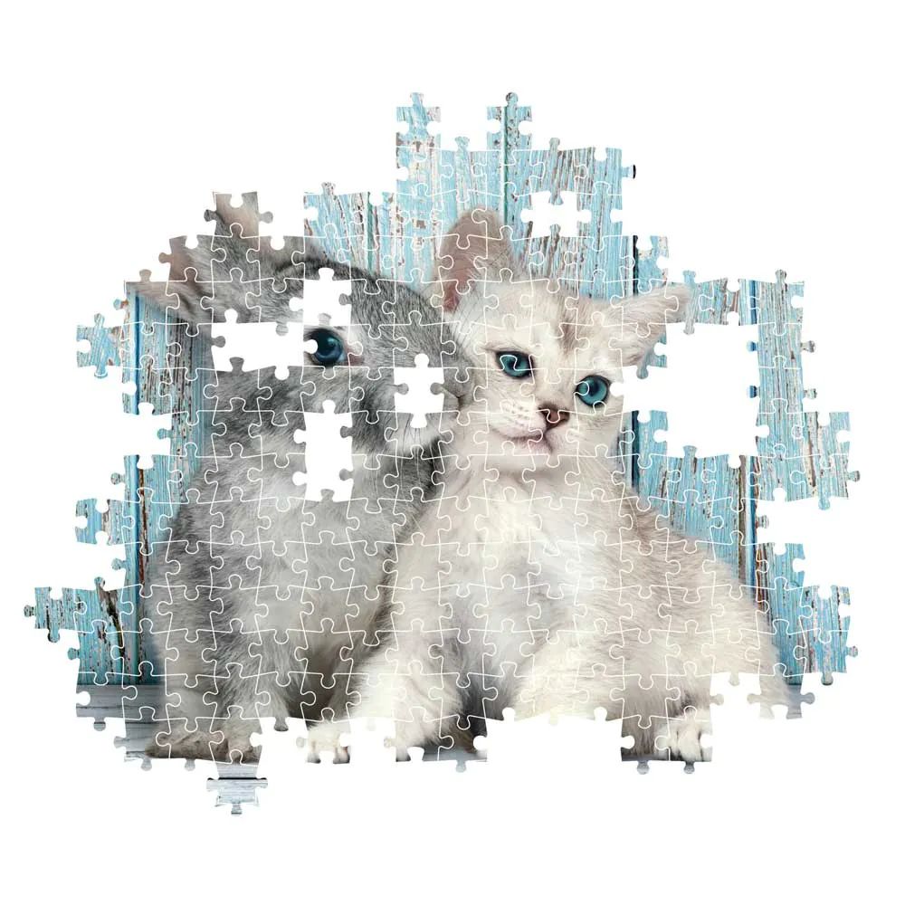 Puzzle 500 piese Clementoni Cat and Bunny 35539 - poza 3