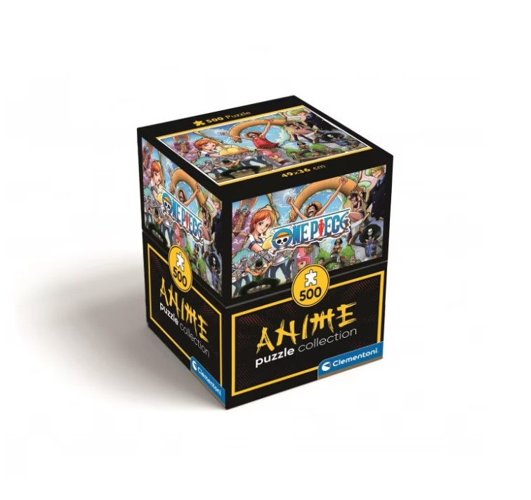 Puzzle 500 piese Clementoni Cube Anime Collection One Piece 35136 - poza 1