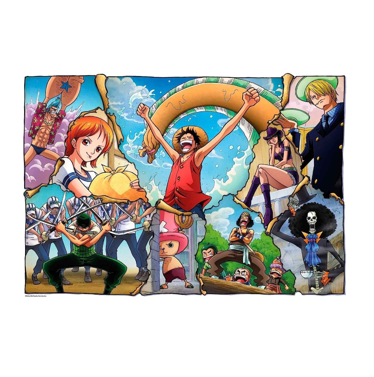 Puzzle 500 piese Clementoni Cube Anime Collection One Piece 35136 - poza 2