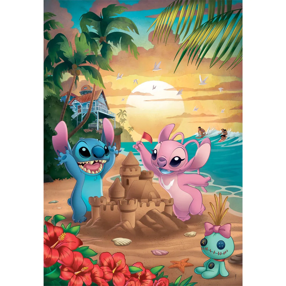 Puzzle 500 piese Clementoni Disney Stitch 35547 - poza 2