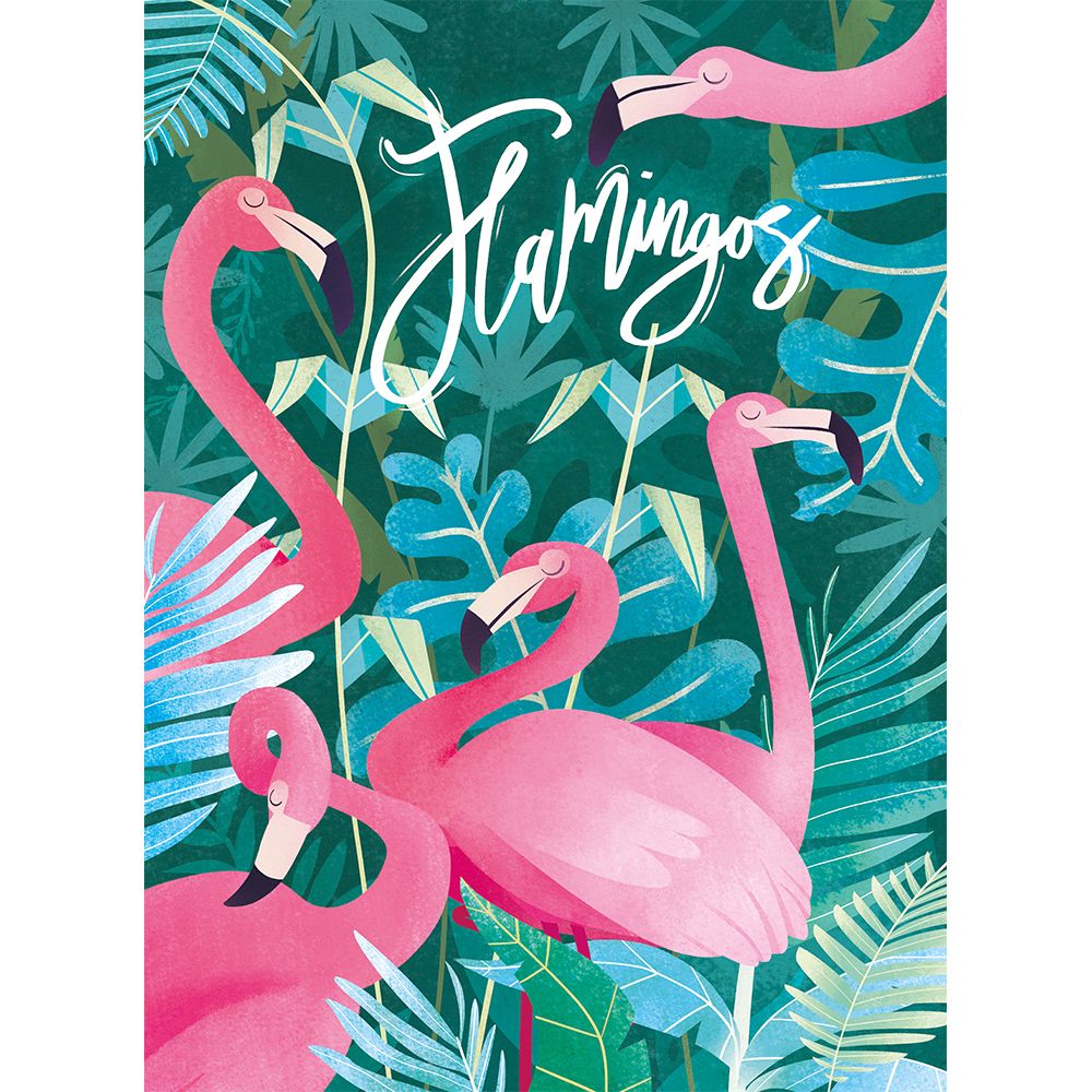Puzzle 500 piese Clementoni Fantastic Flamingo - poza 2
