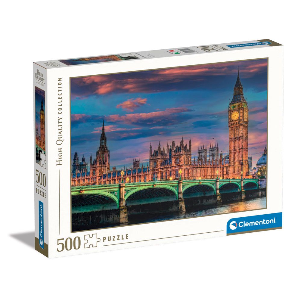 Puzzle 500 piese Clementoni High Quality Collection The London Parliament - poza 1