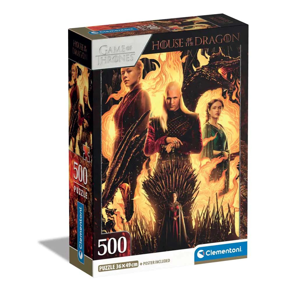 Puzzle 500 piese Clementoni House Of The Dragon 35548 - poza 1