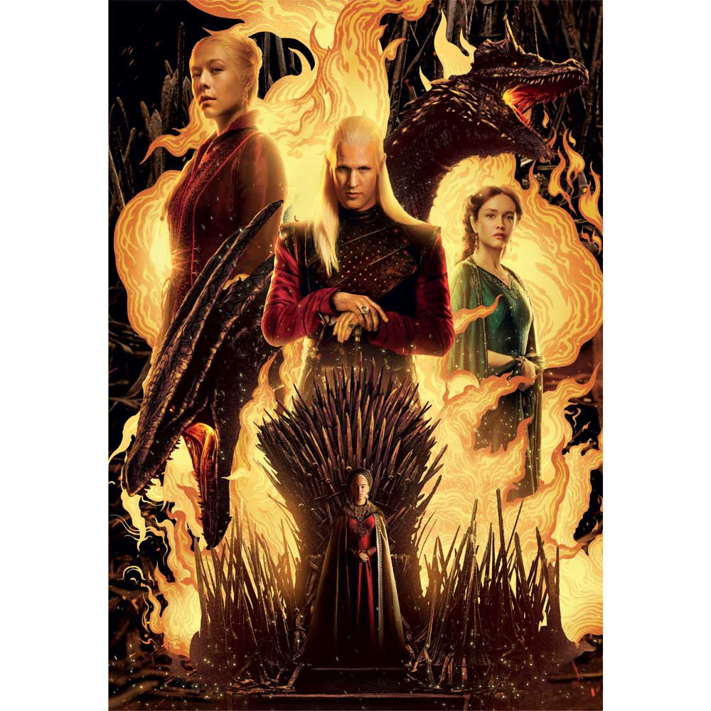 Puzzle 500 piese Clementoni House Of The Dragon 35548 - poza 3