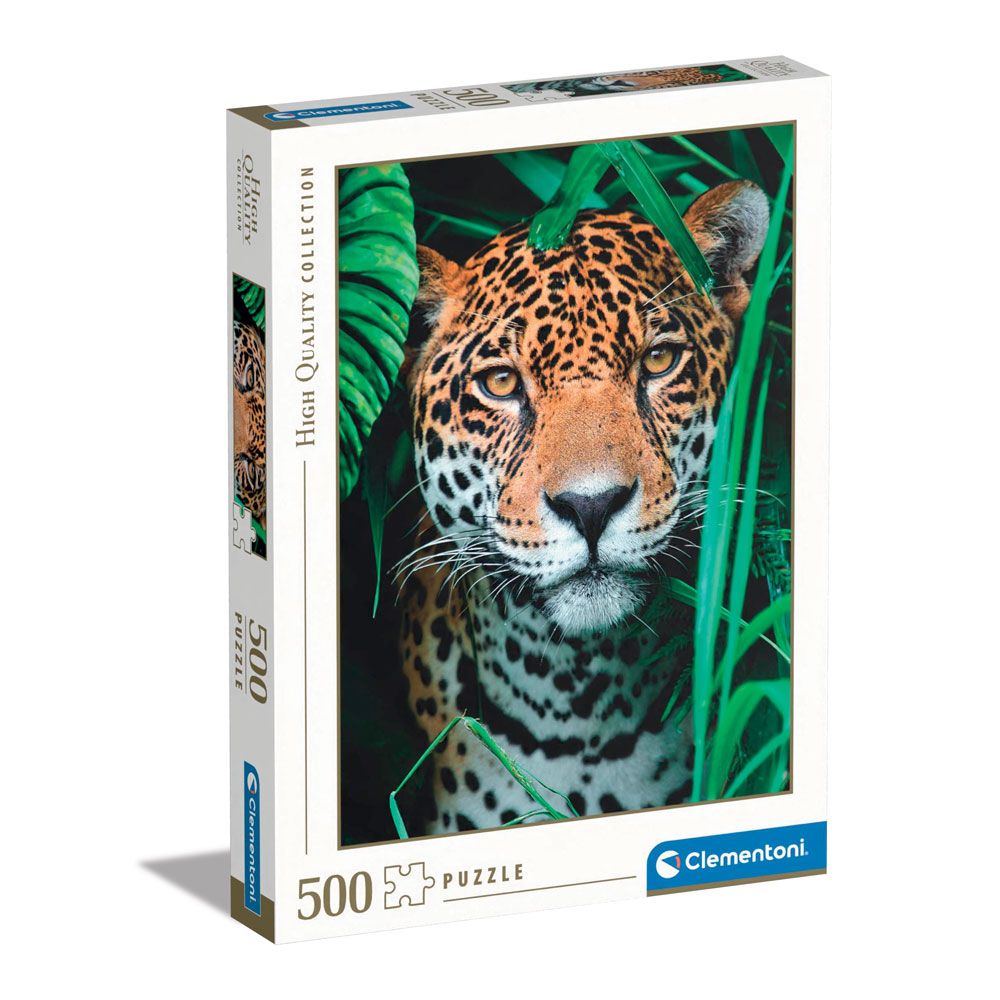Puzzle 500 piese Clementoni Jaguar in the Jungle - poza 1
