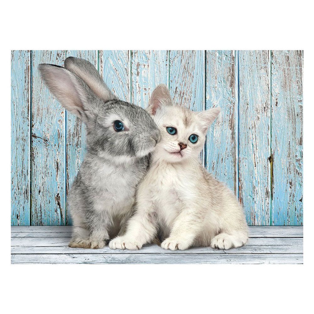 Puzzle 500 piese Clementoni Kitten and Bunny - poza 2
