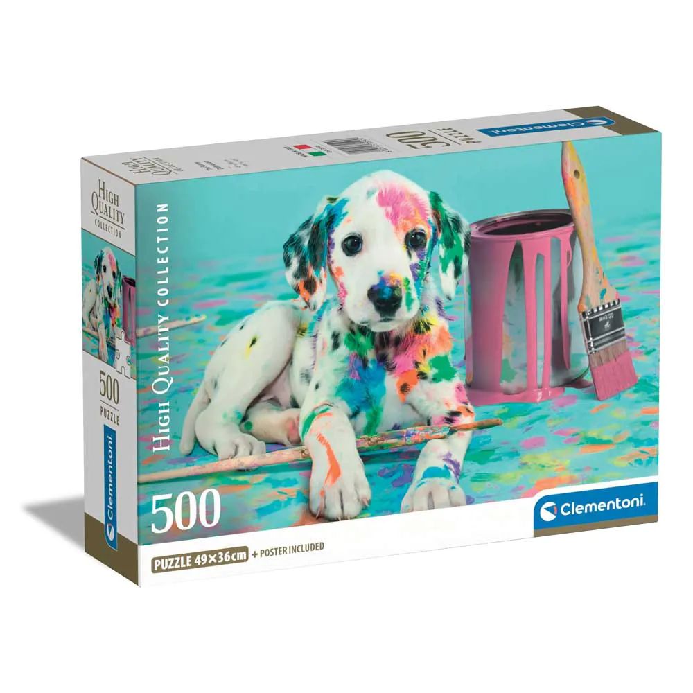 Puzzle 500 piese Clementoni The Funny Dalmatian 35545 - poza 1