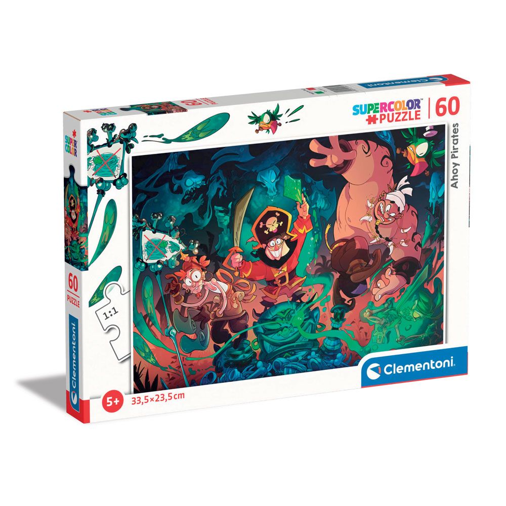 Puzzle 60 piese Clementoni Ahoy Pirates - poza 1