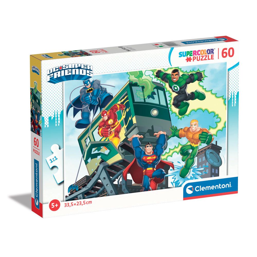 Puzzle 60 piese Clementoni DC Superfriends - poza 1