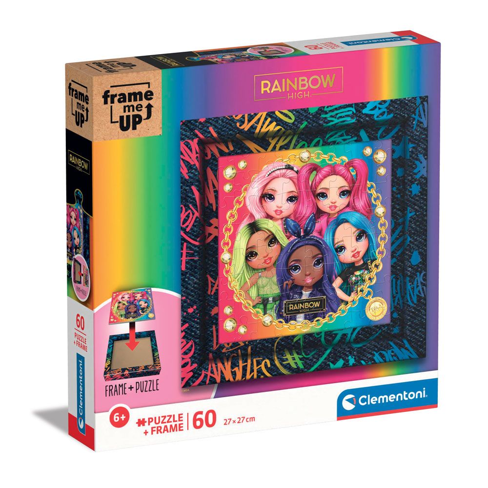 Puzzle 60 piese Clementoni Frame Me Up Rainbow High - poza 1