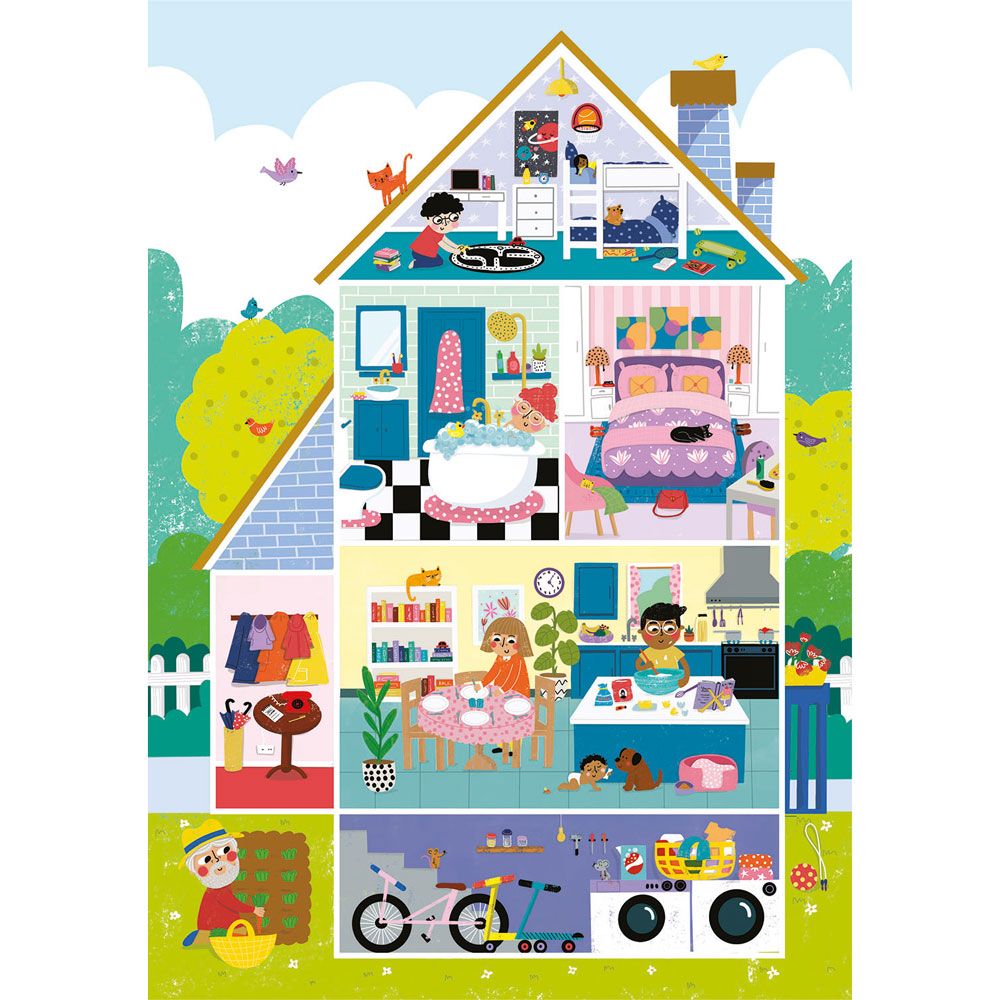 Puzzle 60 piese Clementoni Home Sweet Home - poza 2