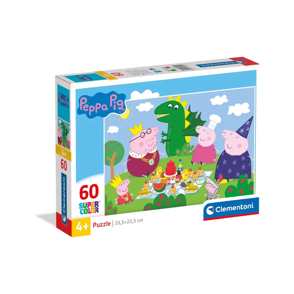 Puzzle 60 piese Clementoni Peppa Pig 26204 - poza 1