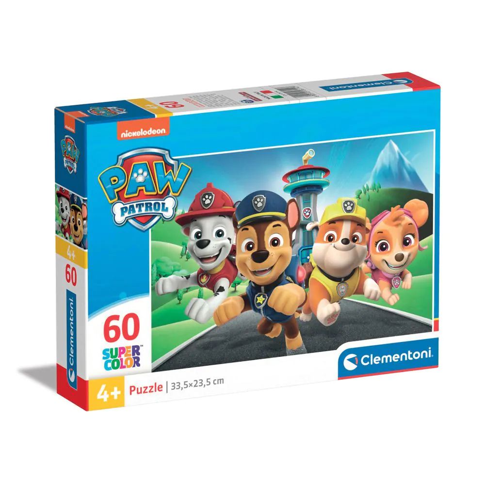 Puzzle 60 piese Clementoni Supercolor Paw Patrol 26114 - poza 1