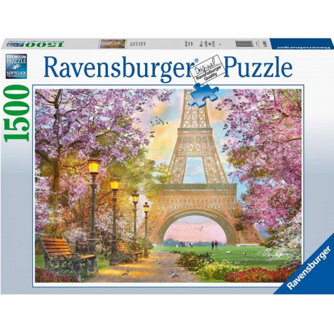 PUZZLE ALEE ROMANTIC PARIS, 1500 PIESE - poza 1