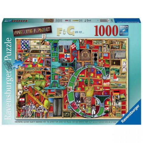 PUZZLE ALFABET COLIN THOMPSON, 1000 PIESE - poza 1