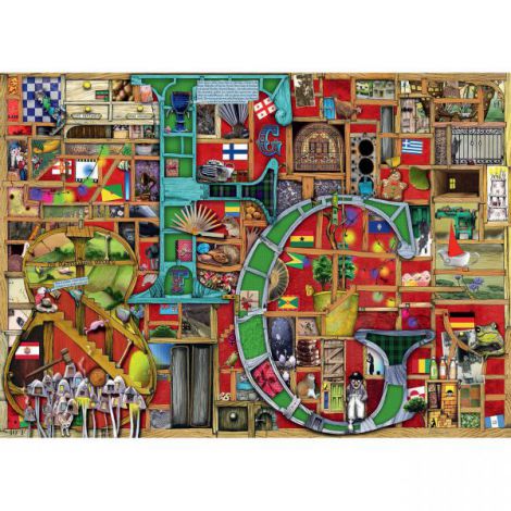 PUZZLE ALFABET COLIN THOMPSON, 1000 PIESE - poza 2