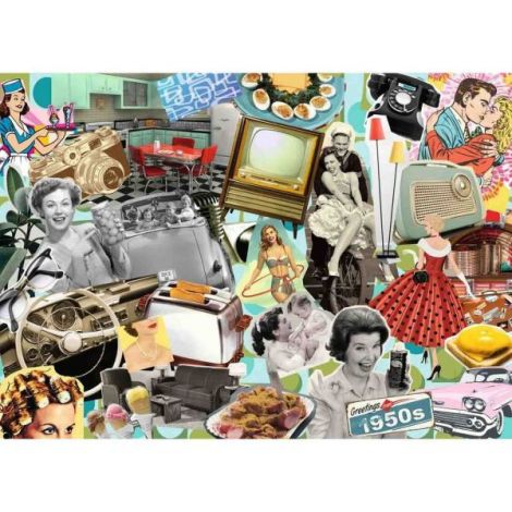 Puzzle Anii 50, 1000 Piese - poza 1