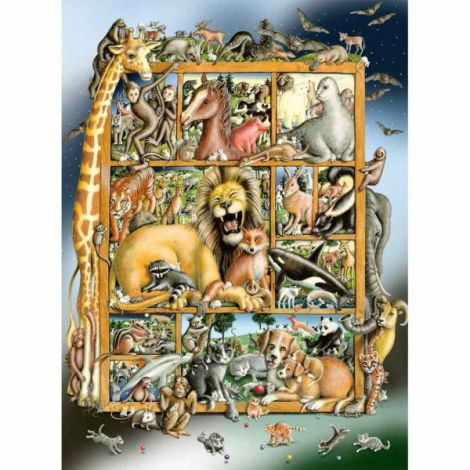 Puzzle animale 100 piese - poza 1