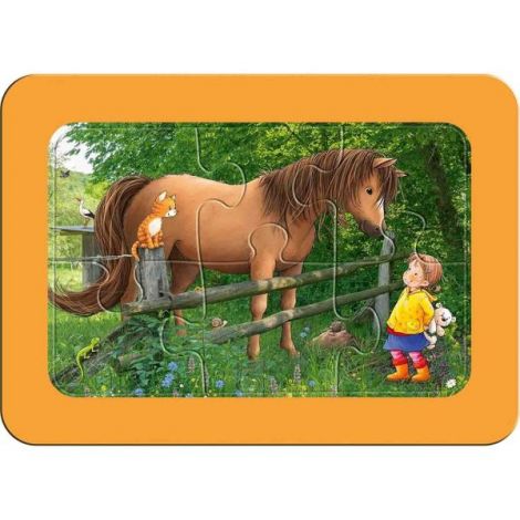 Puzzle Animale De La Ferma, 3X6 Piese - poza 3
