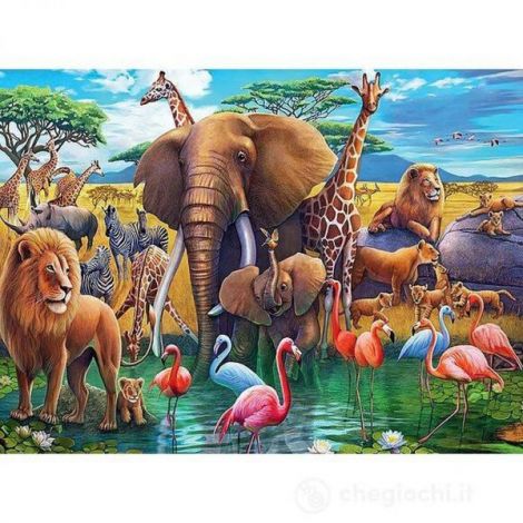 Puzzle Animale Din Africa, 200 Piese - poza 1