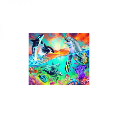 PUZZLE ANIMALE DIN OCEAN, 200 PIESE - poza 2