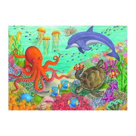 PUZZLE ANIMALE DIN OCEAN, 35 PIESE - poza 2