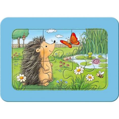 Puzzle Animale In Gradina, 3X6 Piese - poza 4