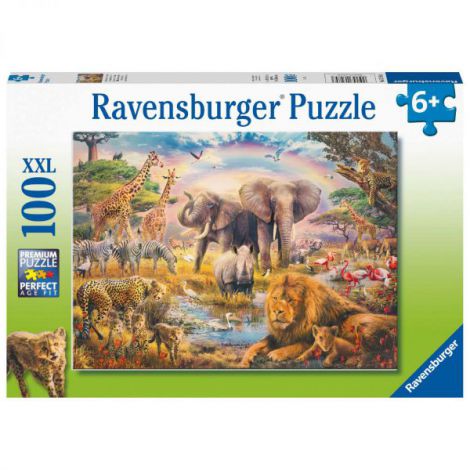 PUZZLE ANIMALE IN SALBATICIE, 100 PIESE - poza 1