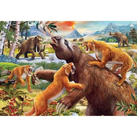Puzzle Animale In Salbaticie, 2X24 Piese - poza 2