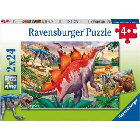 Puzzle Animale In Salbaticie, 2X24 Piese - poza 3