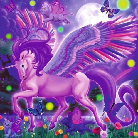 Puzzle Animale Mitice, 3X49 Piese - poza 1