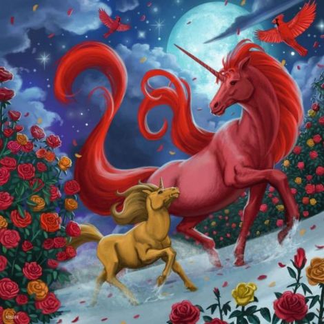 Puzzle Animale Mitice, 3X49 Piese - poza 2