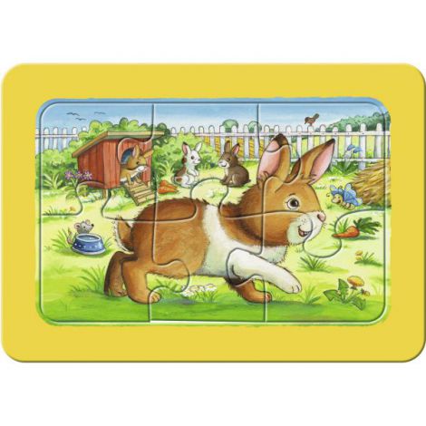 Puzzle Animalute Copii, 3X6 Piese - poza 5