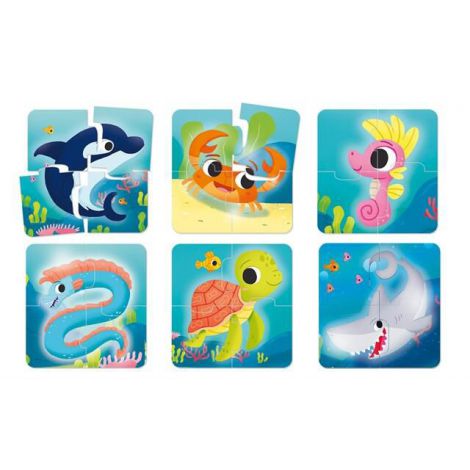 Puzzle - animalute din mare - poza 2