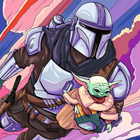 PUZZLE BABY YODA, 3x49 PIESE - poza 3
