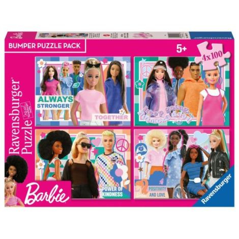 Puzzle Barbie 4x100 piese - poza 5