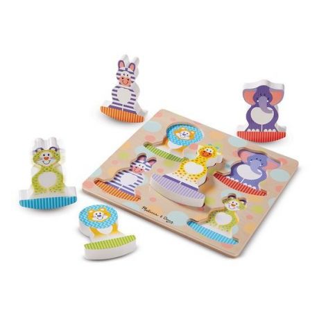Puzzle bebe Safari Balance Melissa and Doug - poza 1