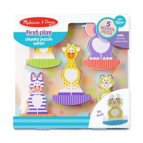 Puzzle bebe Safari Balance Melissa and Doug - poza 3