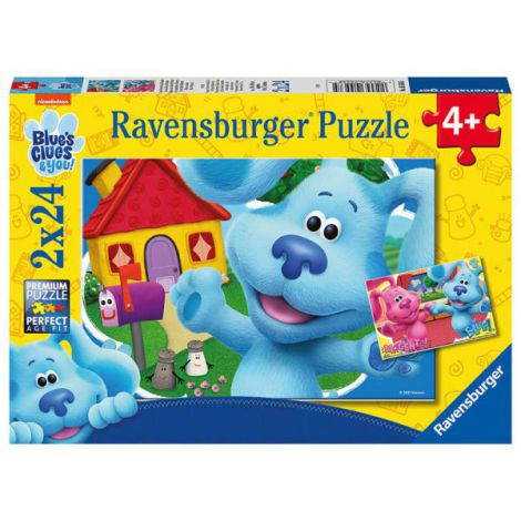 PUZZLE BLUE'S CLUES, 2x24 PIESE - poza 1