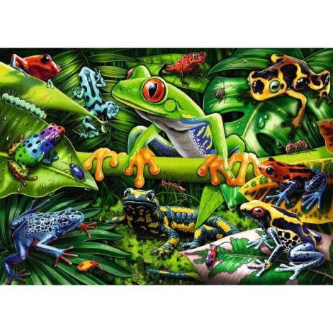 Puzzle Broscute, 35 Piese - poza 1