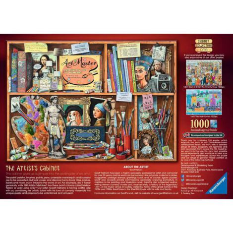 Puzzle cabinetul artistului, 1000 piese 14997 Ravensburger - poza 2