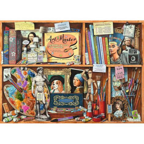 Puzzle cabinetul artistului, 1000 piese 14997 Ravensburger - poza 3