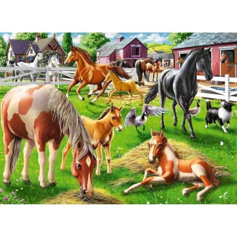Puzzle Cai, 60 Piese - poza 1