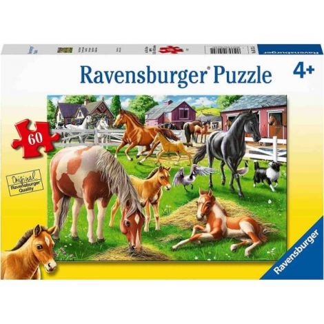 Puzzle Cai, 60 Piese - poza 2