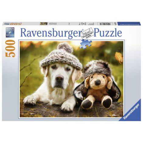 Puzzle Caine Cu Palarie, 500 Piese - poza 1