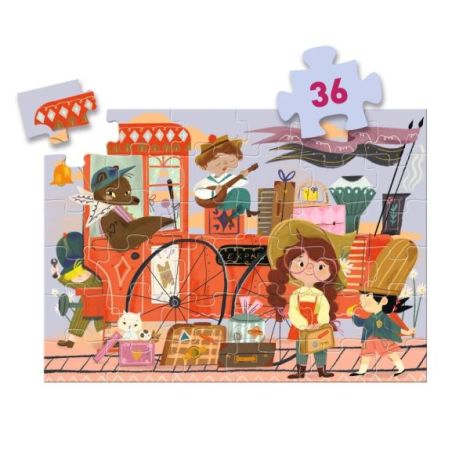 Puzzle Calatoria Miei, Djeco - poza 3